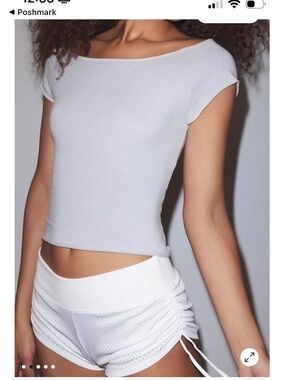 Urban Outfitters Out From Under Women’s Olive Green Short Sleeve Top